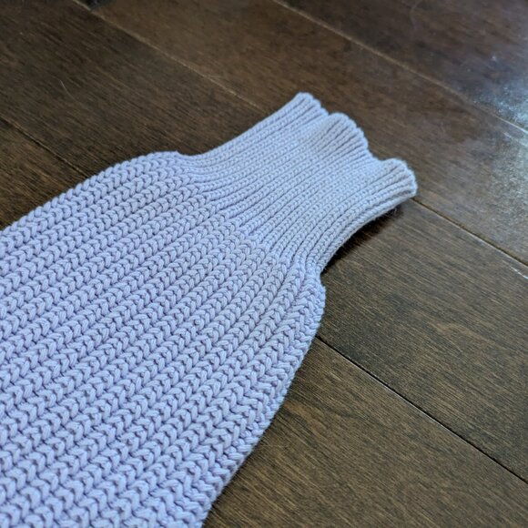 Los Angeles Apparel Fisherman Sweater in Lavender - Picture 11 of 15